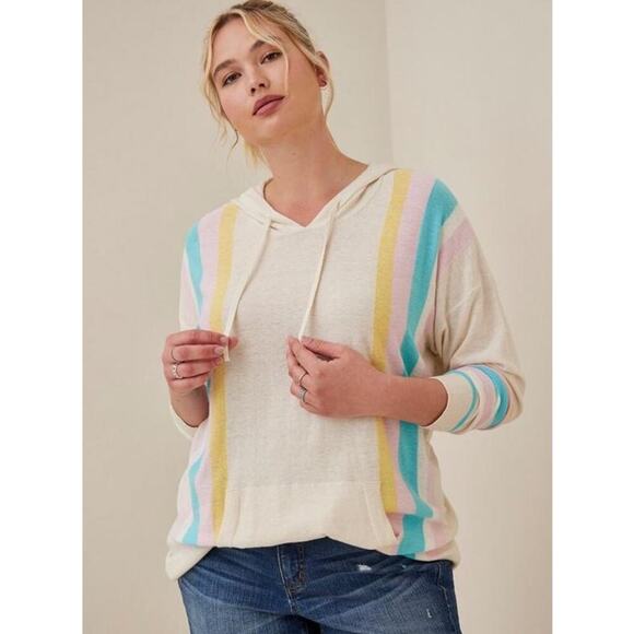 Torrid Women's Soft Knit Hooded Pullover Sweater Size 2X. NEW - Picture 1 of 10